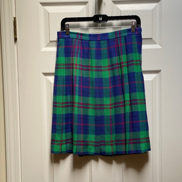 Pine Place Green & Blue Tartan Skirt - Picture 2 of 5
